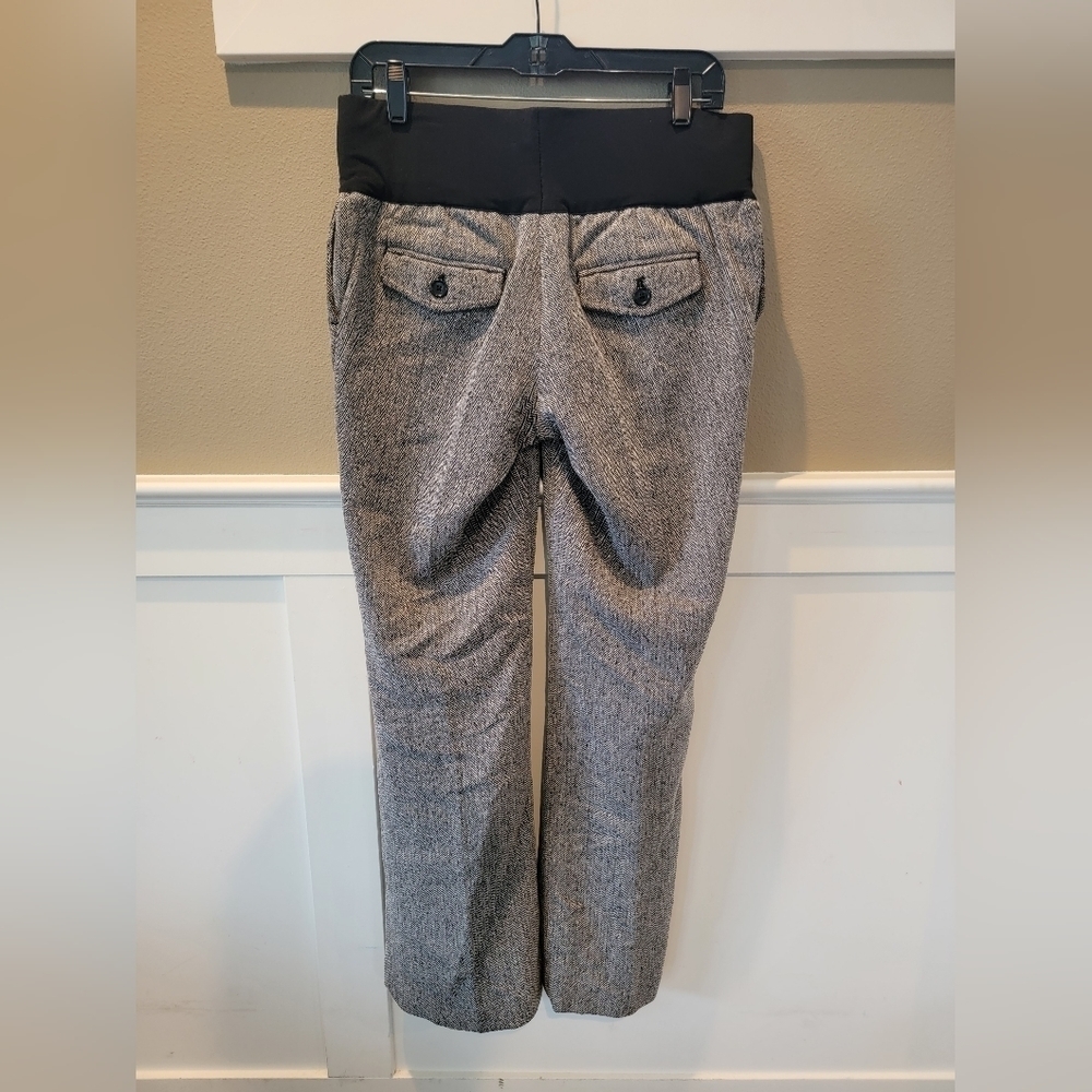Liz Lange Maternity Slacks, Black and White, Size 4 - Picture 5 of 8